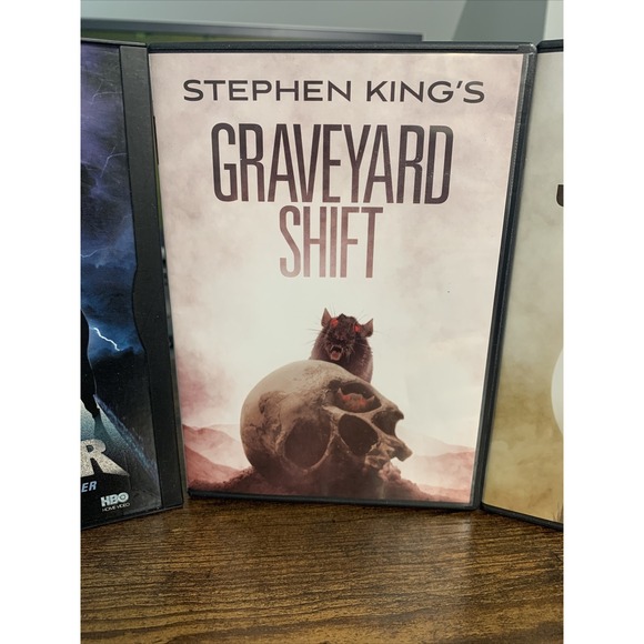 HORROR DVD LOT: Stephen King's Silver Bullet & Graveyard Shift, The Hitcher HBO - Picture 3 of 11